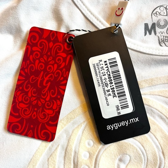 !Ay Guey! White Skull Graphic Men's T-Shirt Size Medium NWT - Picture 5 of 14